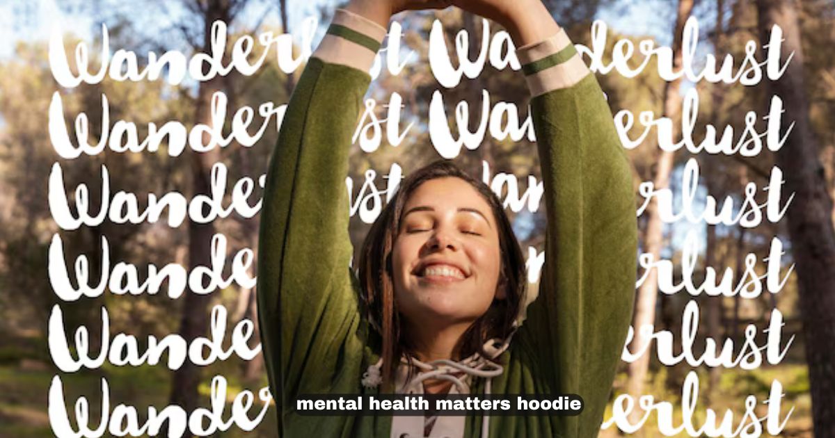 mental health matters hoodie